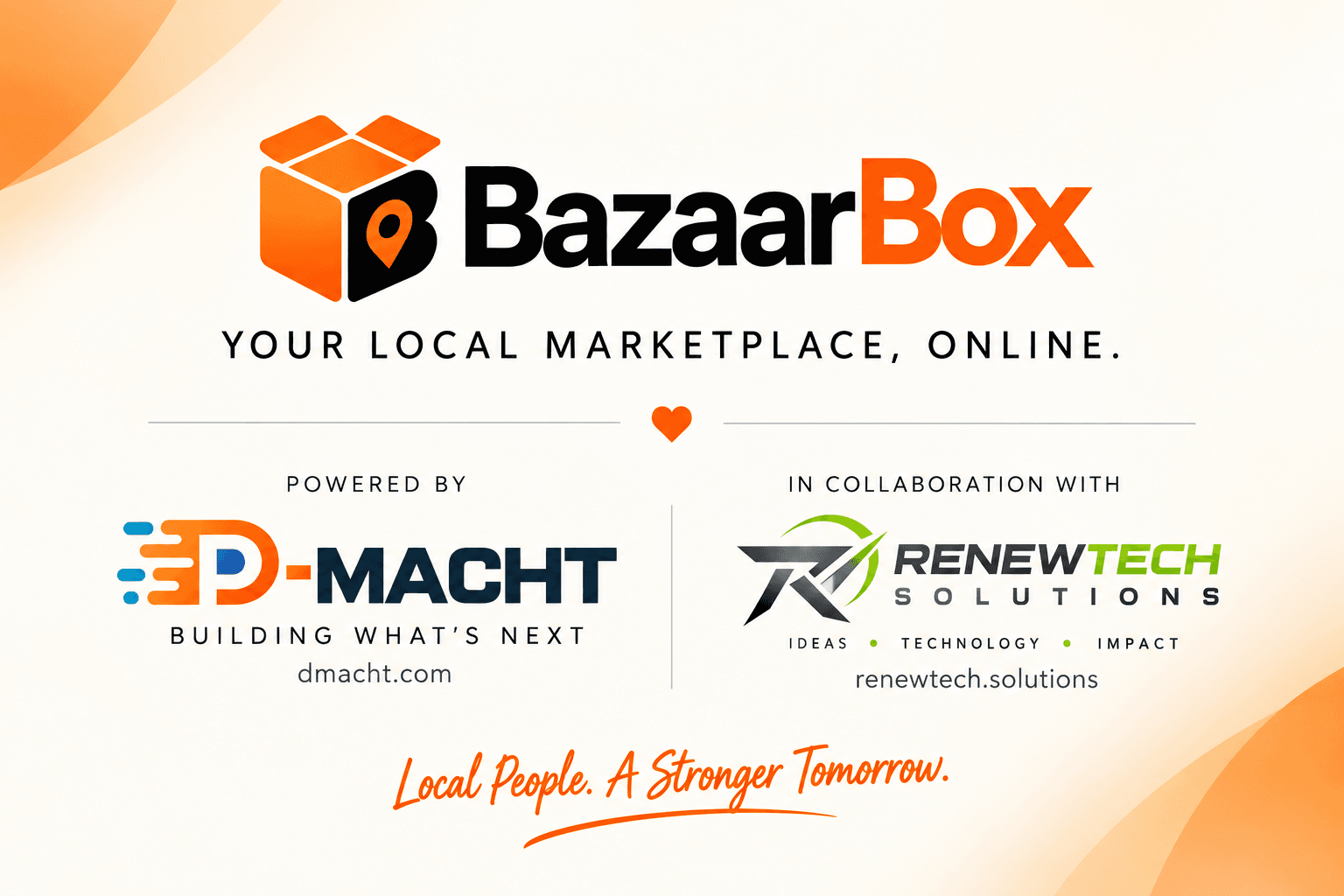 BazaarBox built in collaboration by DMacht and ReNewTech Solutions